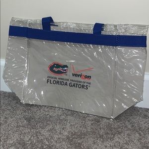 New Florida Gators Clear and Royal Blue Bag